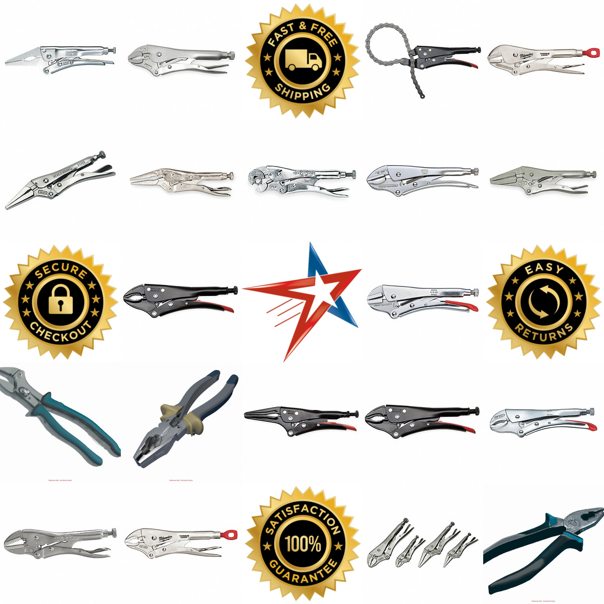 A selection of Locking Pliers products on GoVets