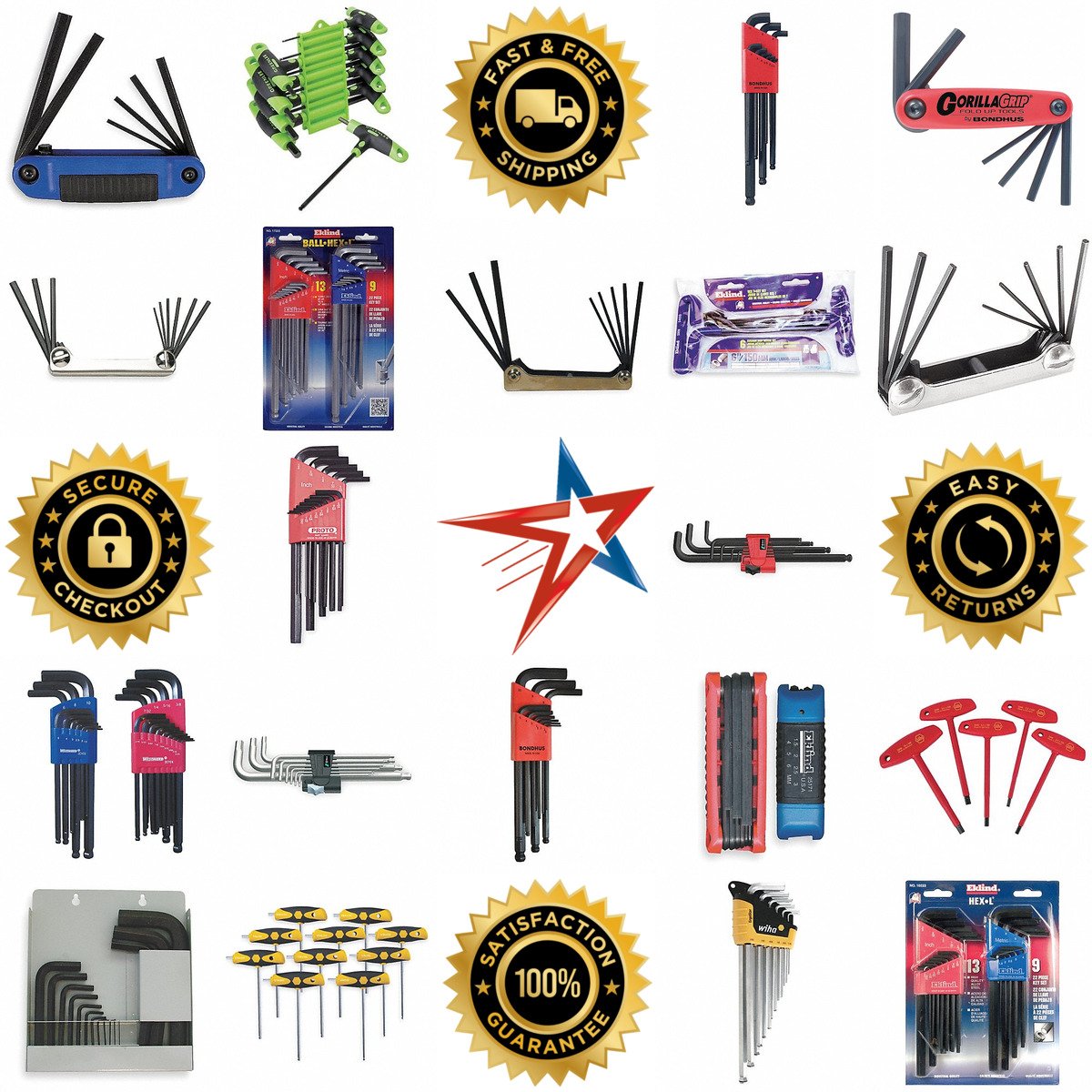 A selection of Hex Key Sets products on GoVets