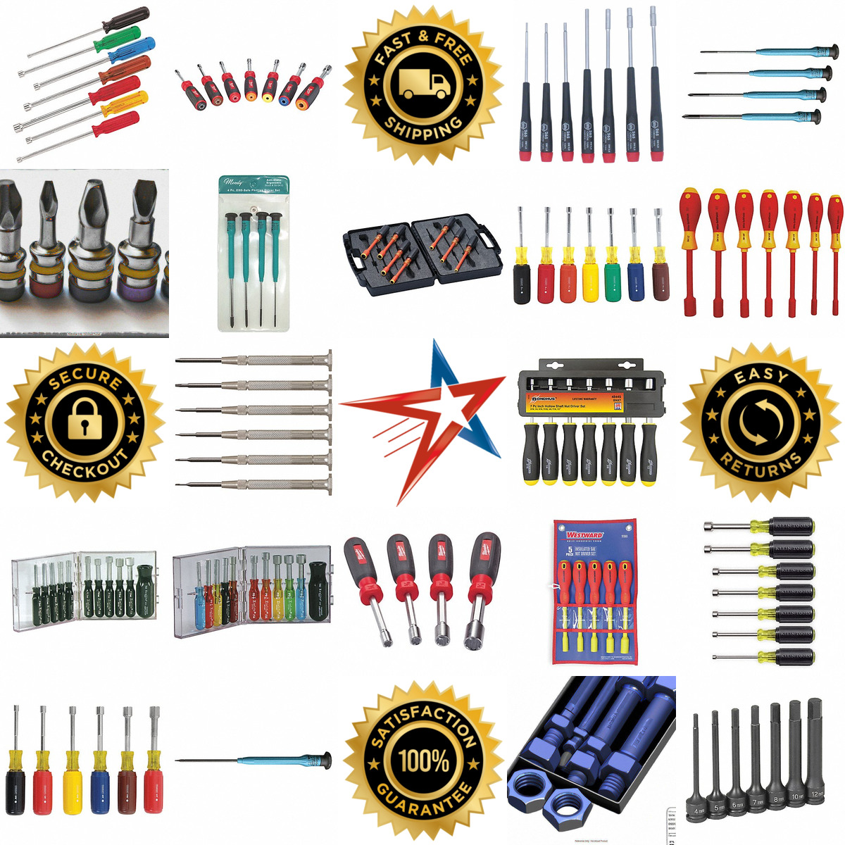 A selection of Nut Driver Sets products on GoVets