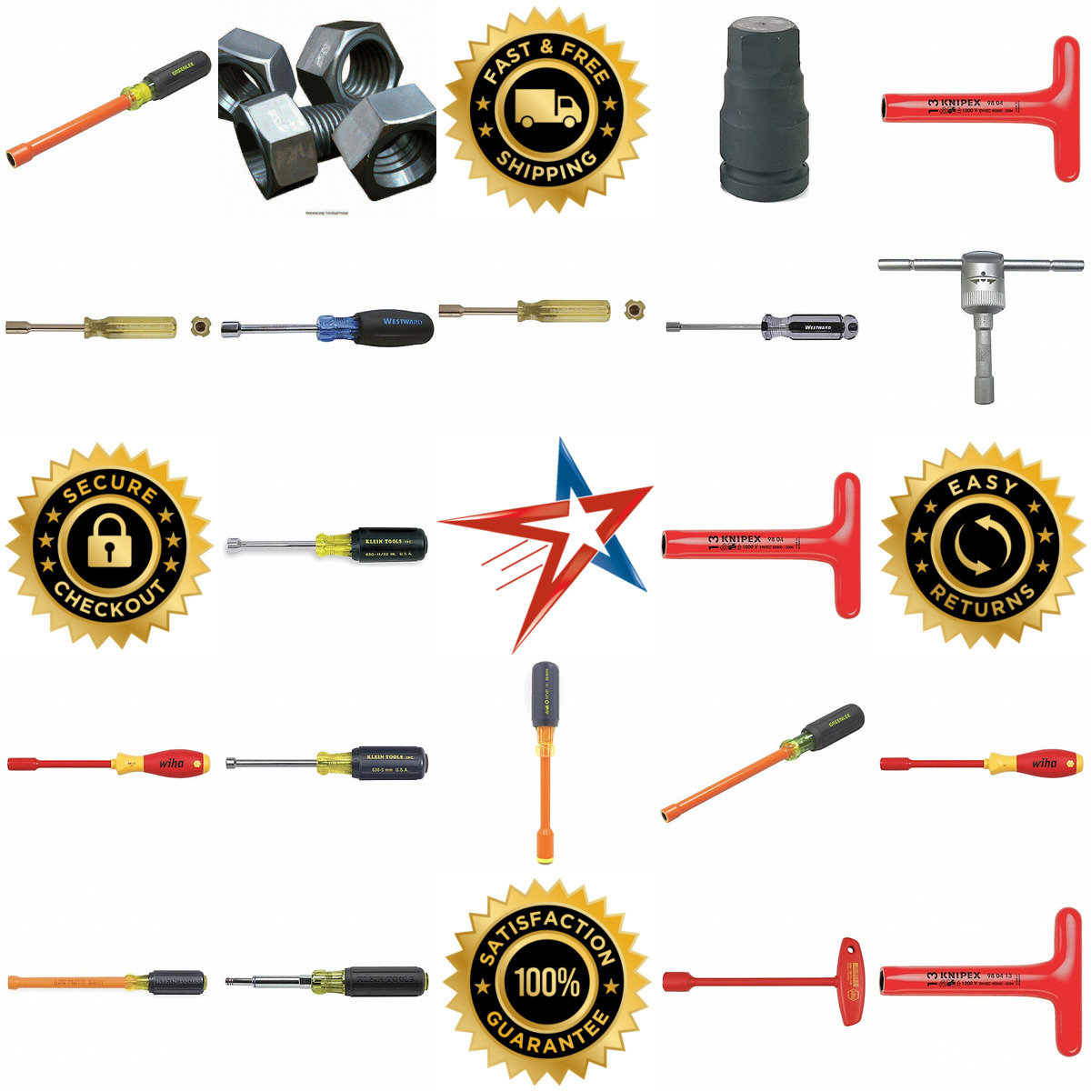 A selection of Nut Drivers products on GoVets