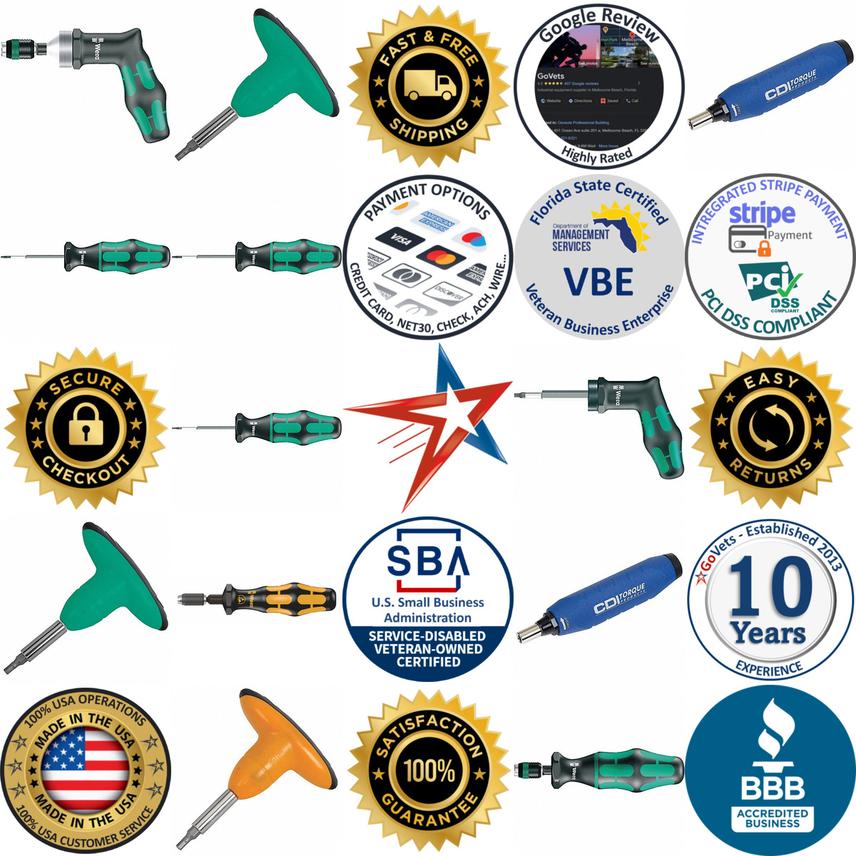 A selection of Pre Set Torque Screwdrivers products on GoVets