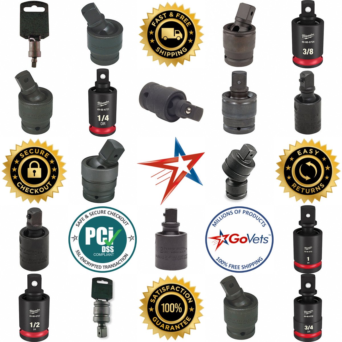 A selection of Impact Flex Socket Adapters products on GoVets