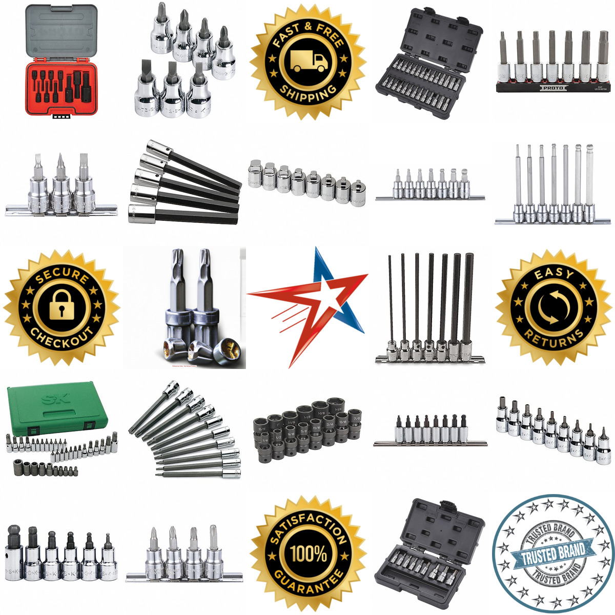 A selection of Socket Bit Sets products on GoVets