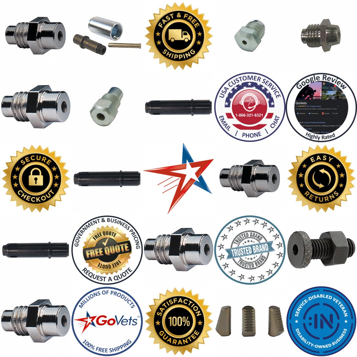 A selection of Replacement Hand Rivet Tool Nosepieces products on GoVets