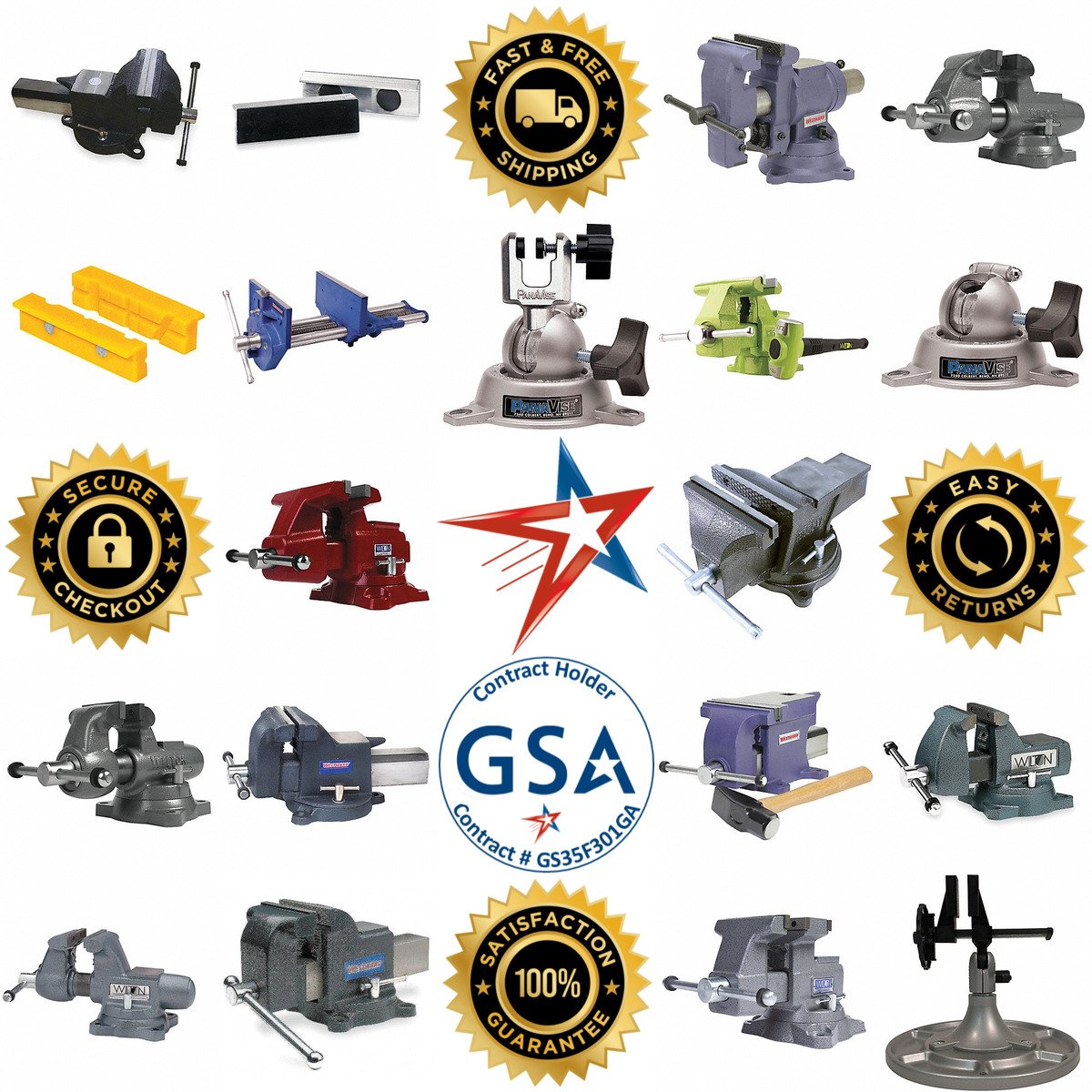 A selection of Vises products on GoVets