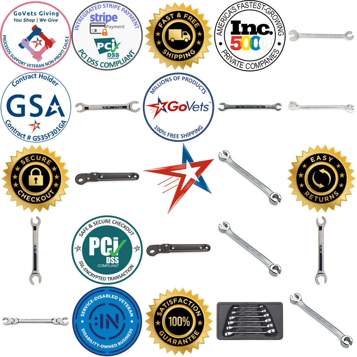 A selection of Flare Nut Wrenches products on GoVets