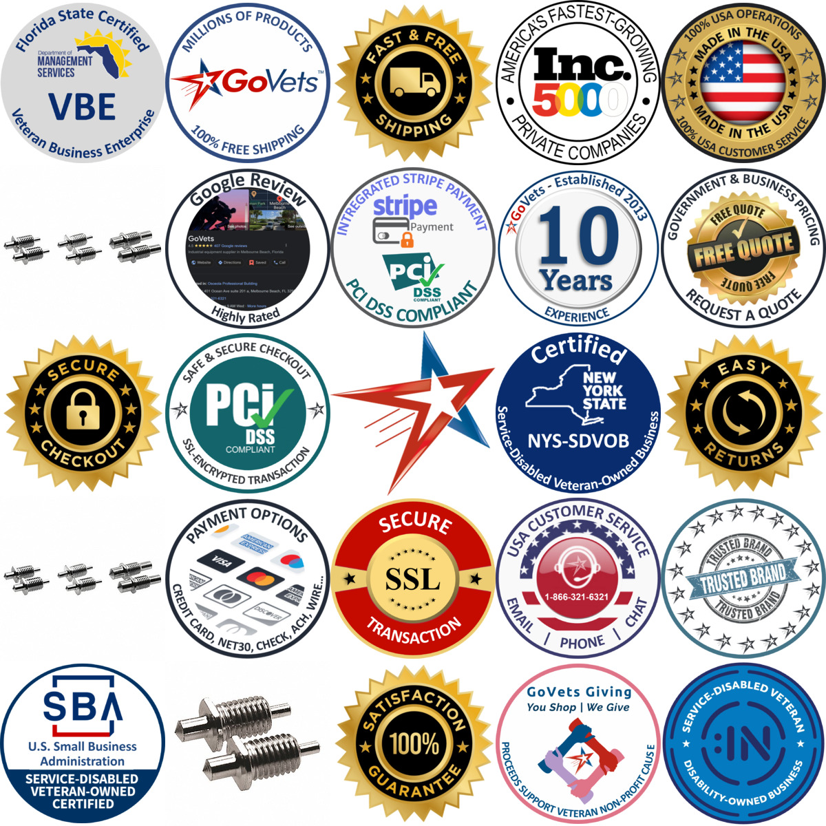 A selection of Spanner Wrench Replacement Pins products on GoVets