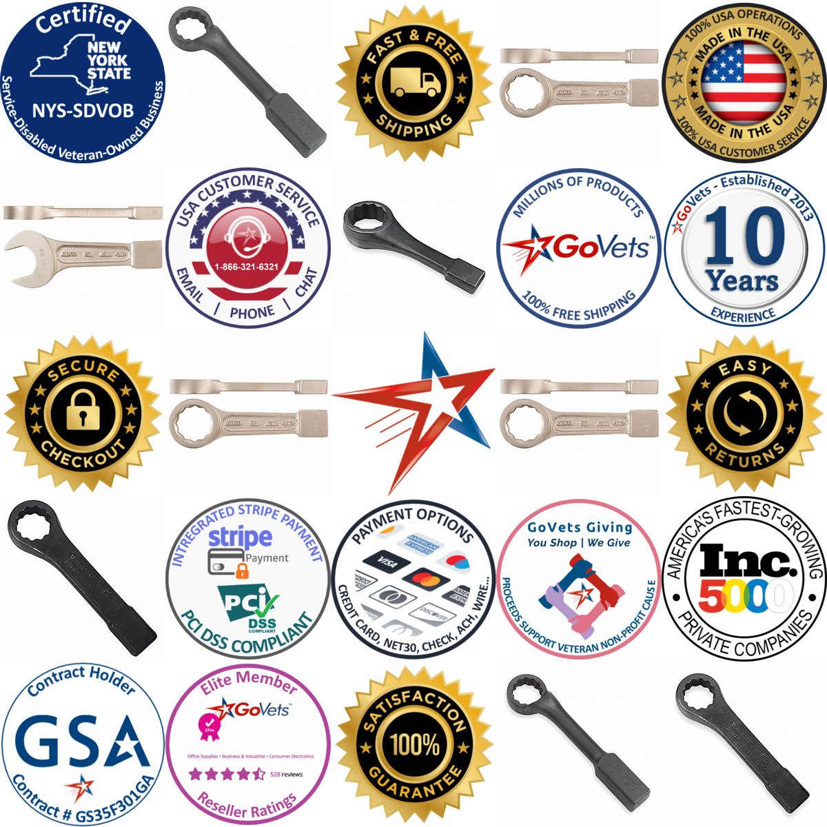 A selection of Striking and Slugging Wrenches products on GoVets