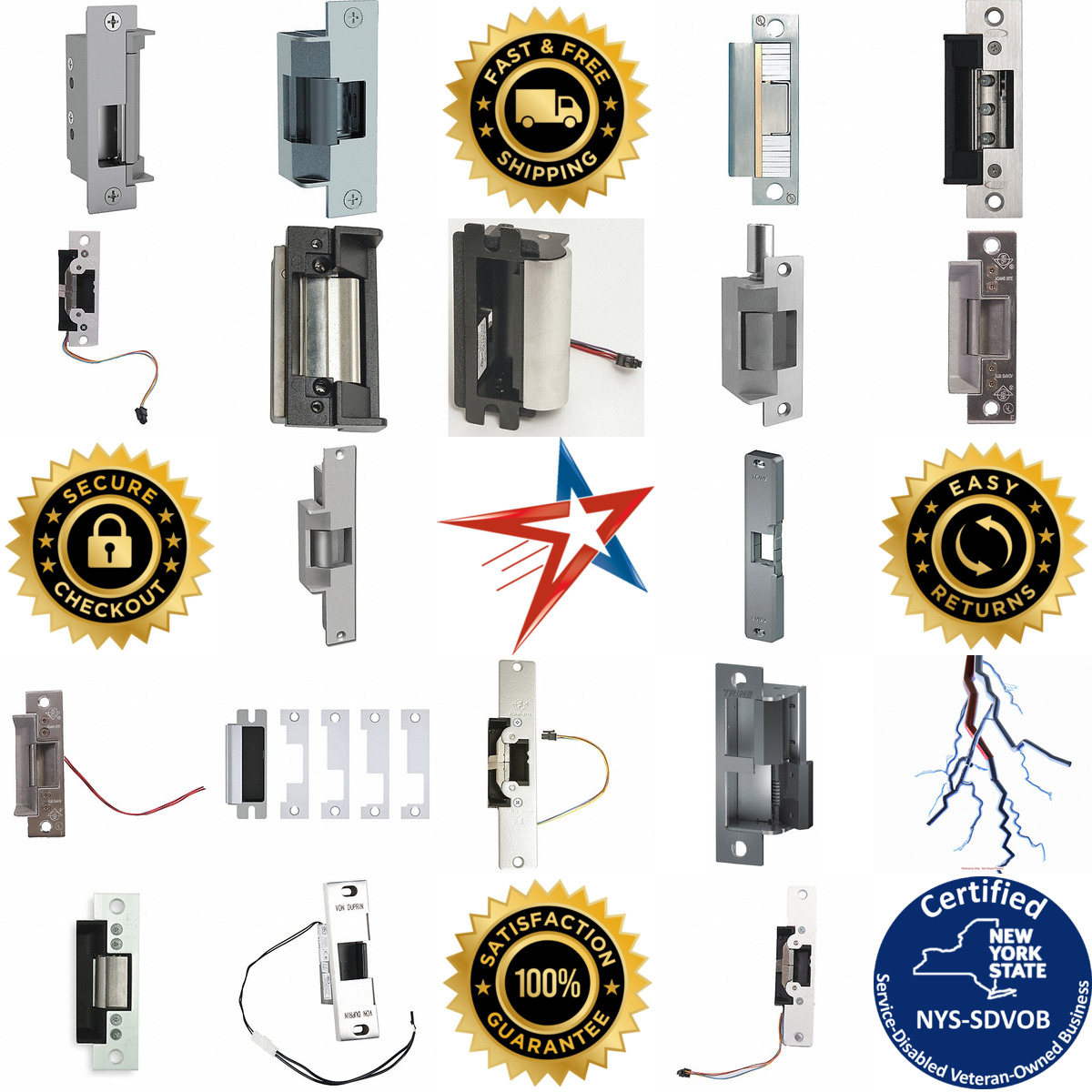 A selection of Electric Strikes products on GoVets