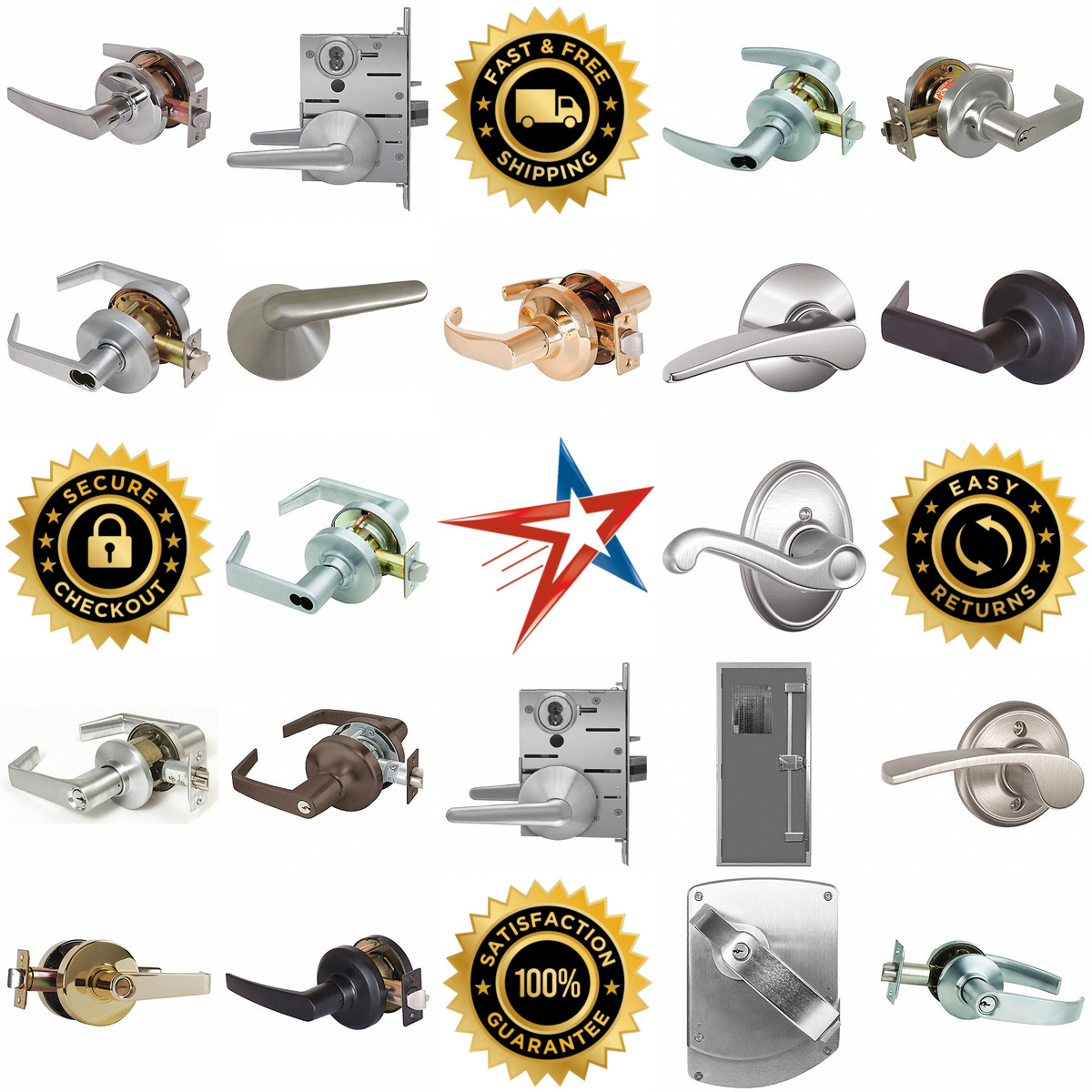 A selection of Door Lever Locksets products on GoVets