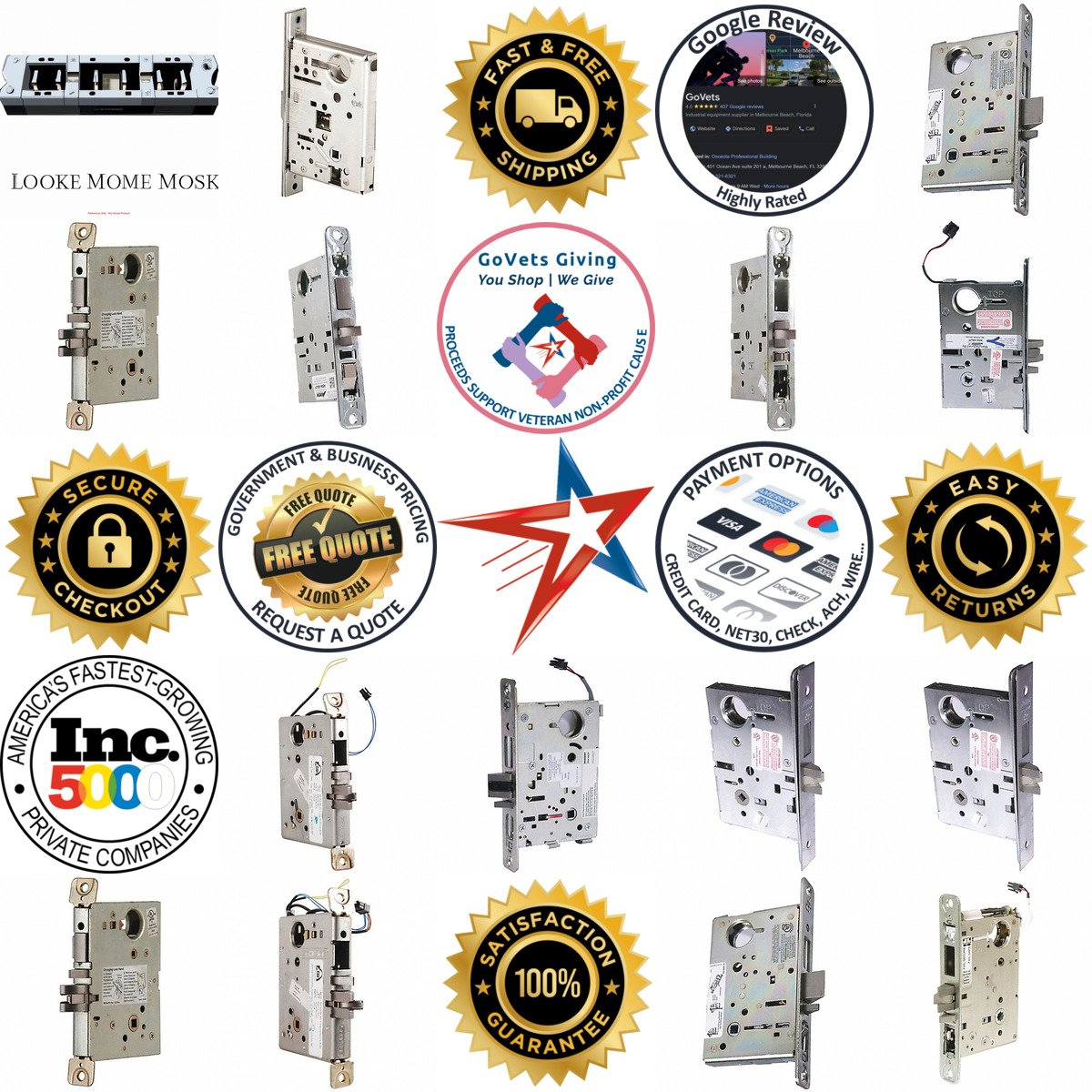 A selection of Mortise Lock Cases products on GoVets