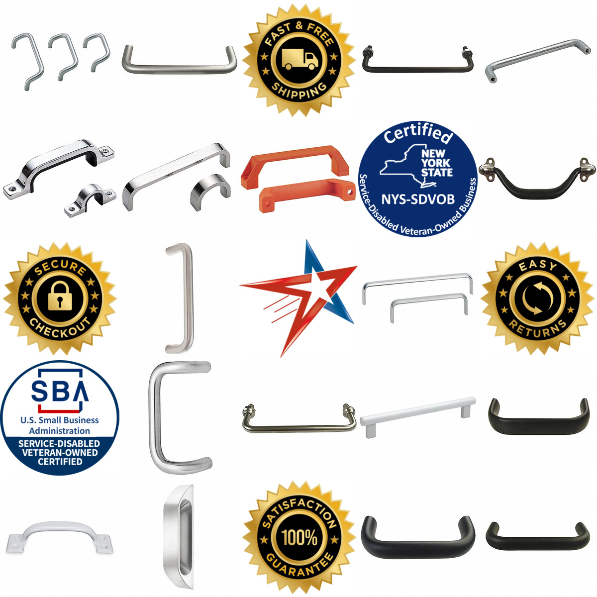 A selection of Handles and Pulls products on GoVets