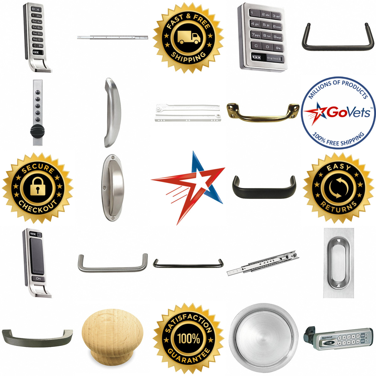 A selection of Drawer and Cabinet Hardware products on GoVets