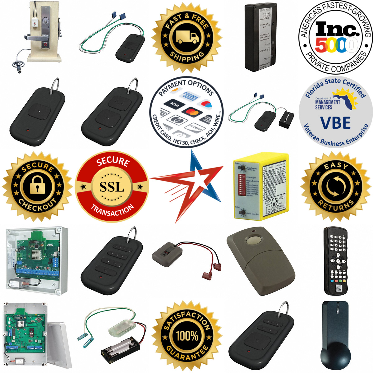 A selection of Electromagnetic Door Sensors and Proximity Reader  products on GoVets