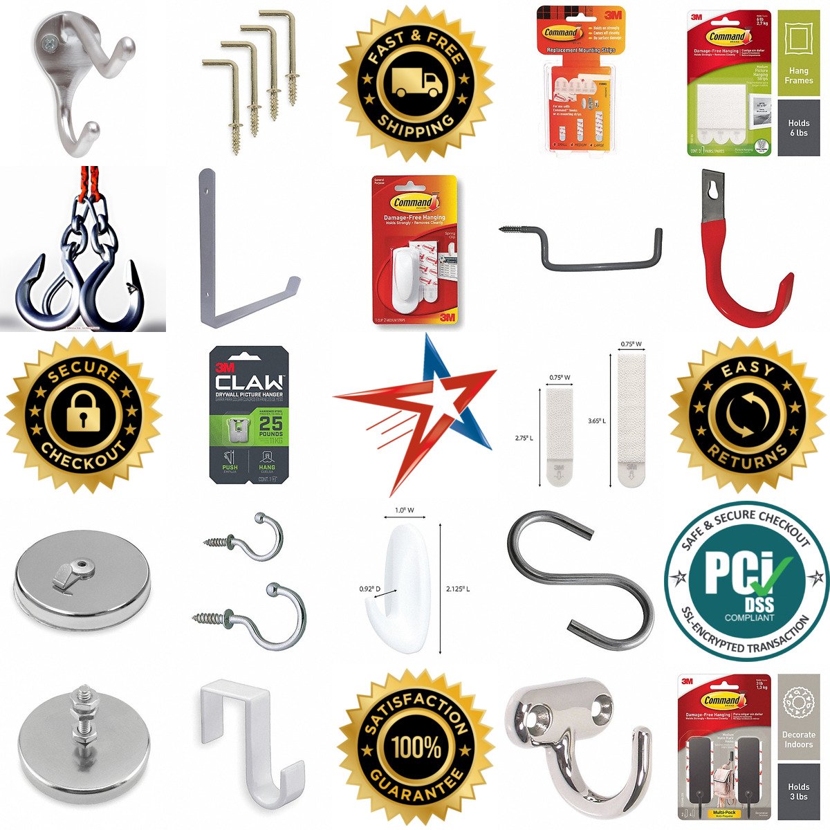 A selection of Hooks products on GoVets