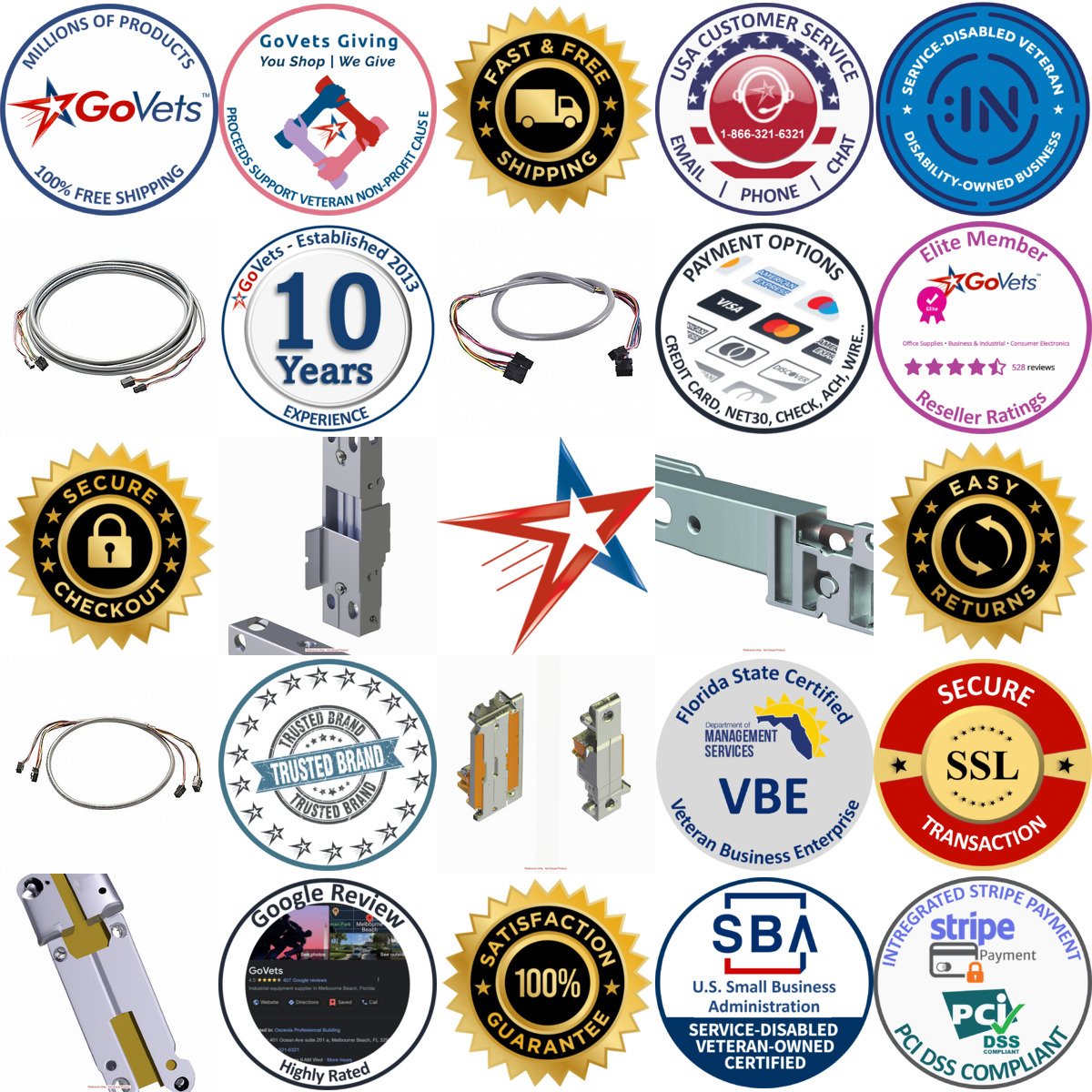 A selection of Electrified Hinge Accessories products on GoVets