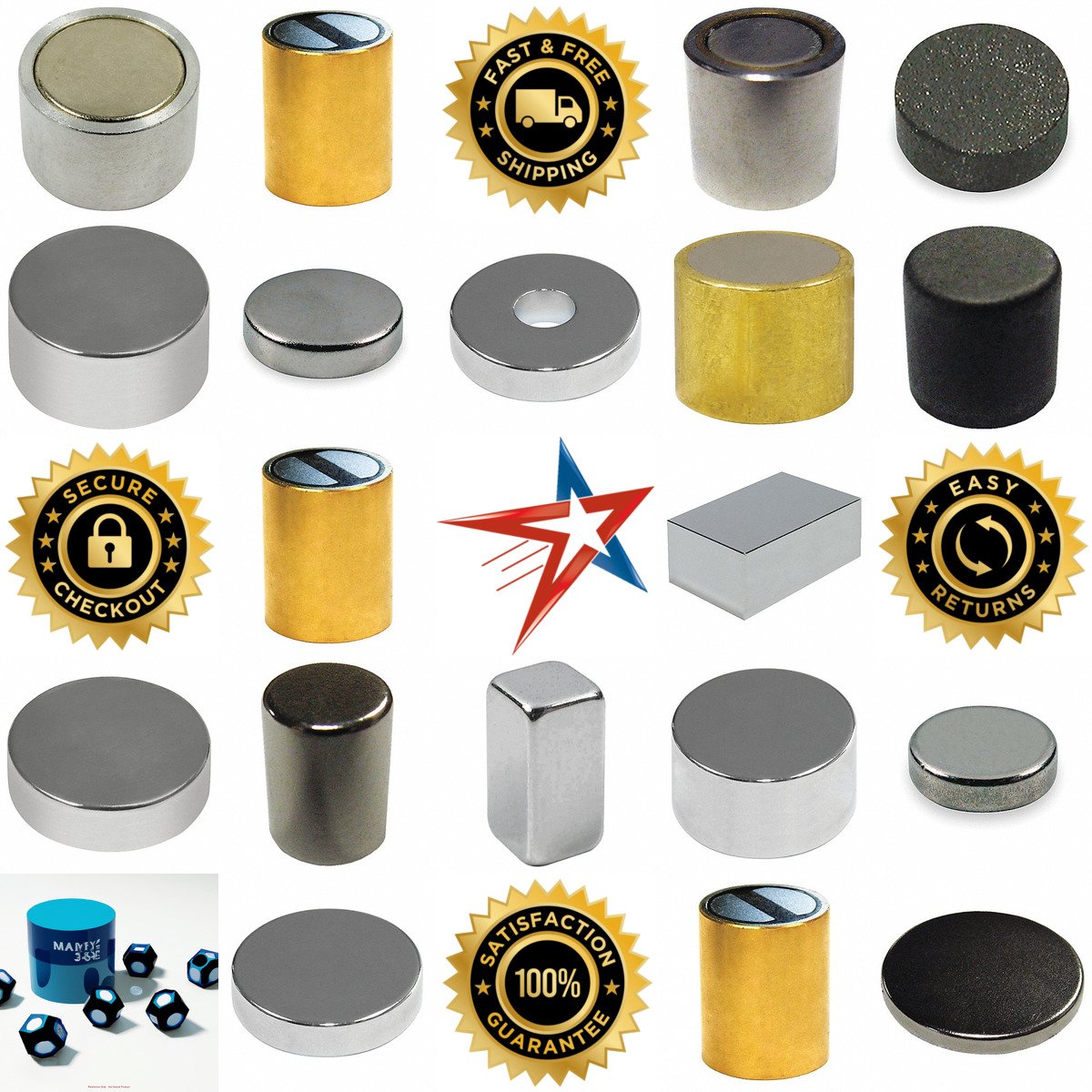 A selection of Rare Earth Magnets products on GoVets