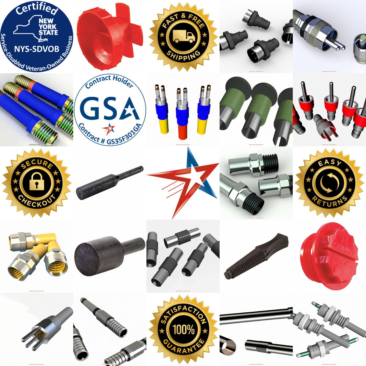 A selection of Straight Sided Plugs products on GoVets