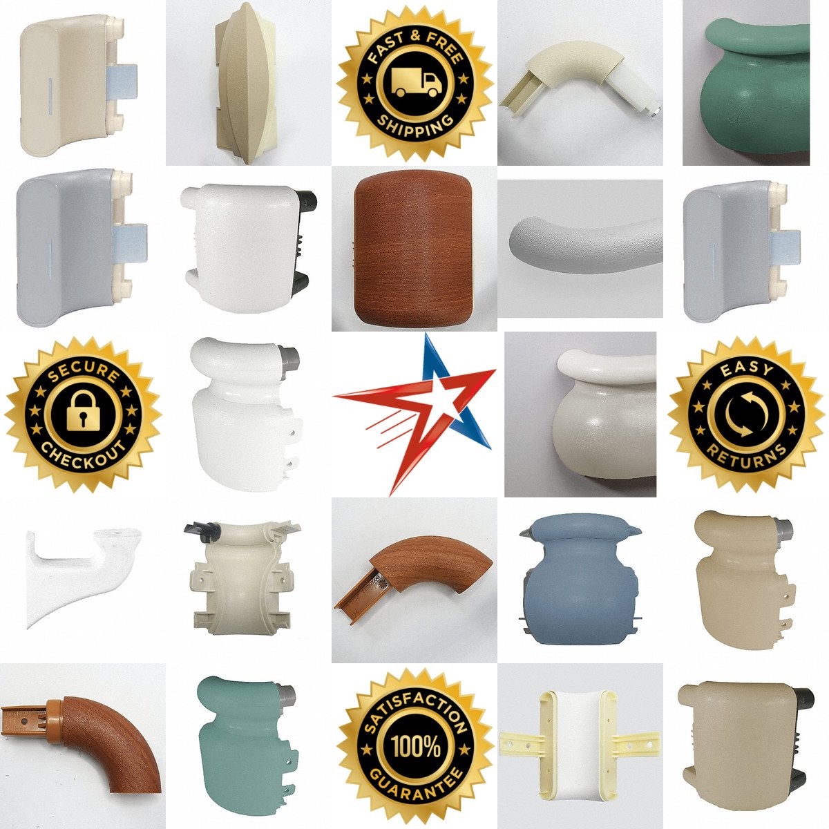 A selection of Wall and Hand Rail Accessories products on GoVets