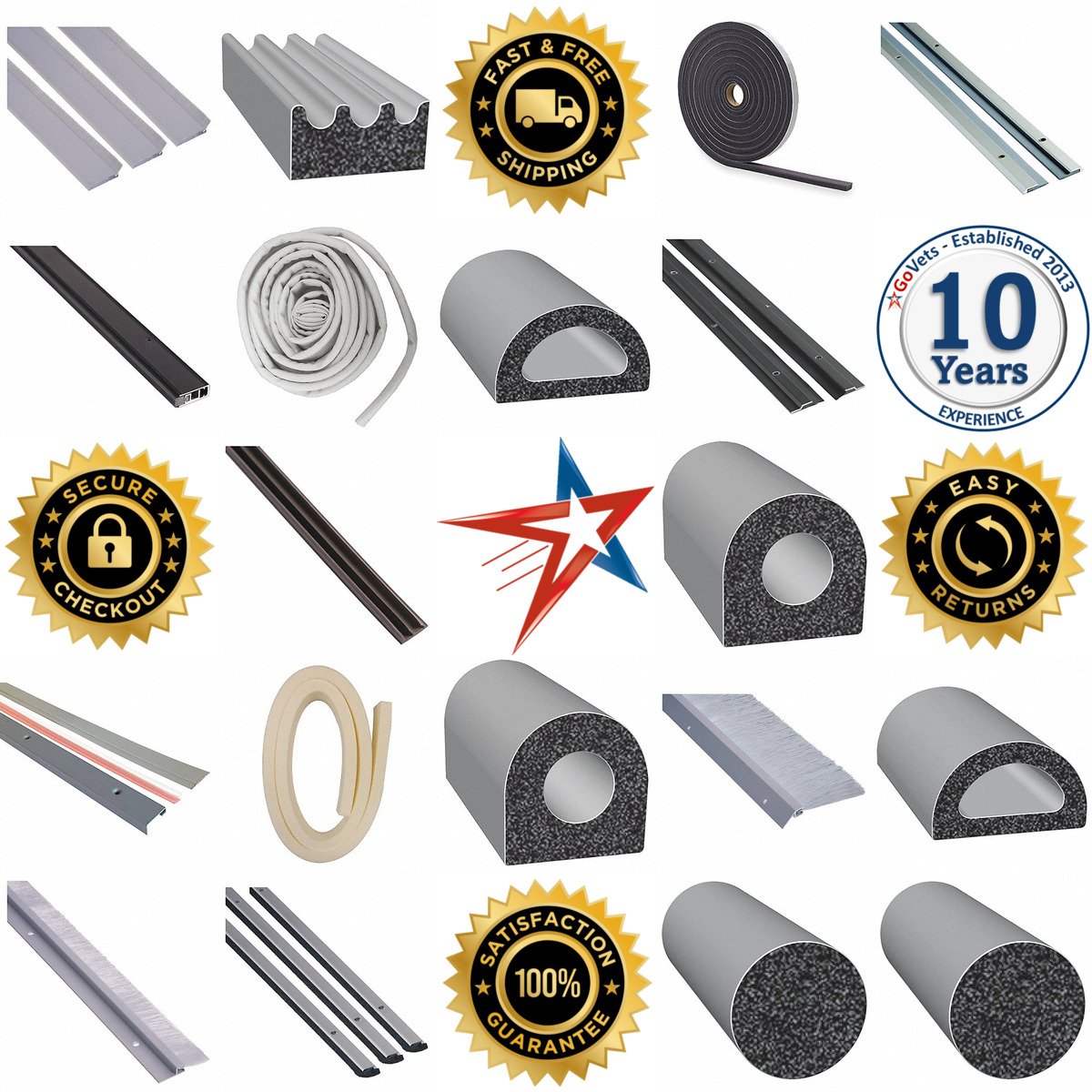 A selection of Window and Door Seals products on GoVets