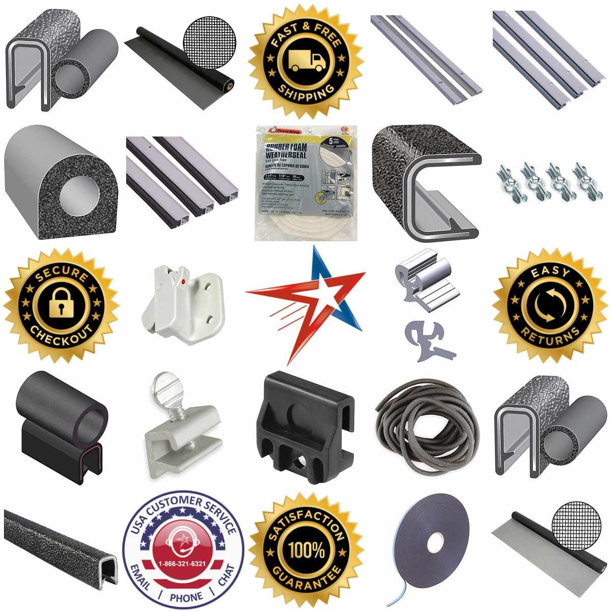 A selection of Window Hardware products on GoVets