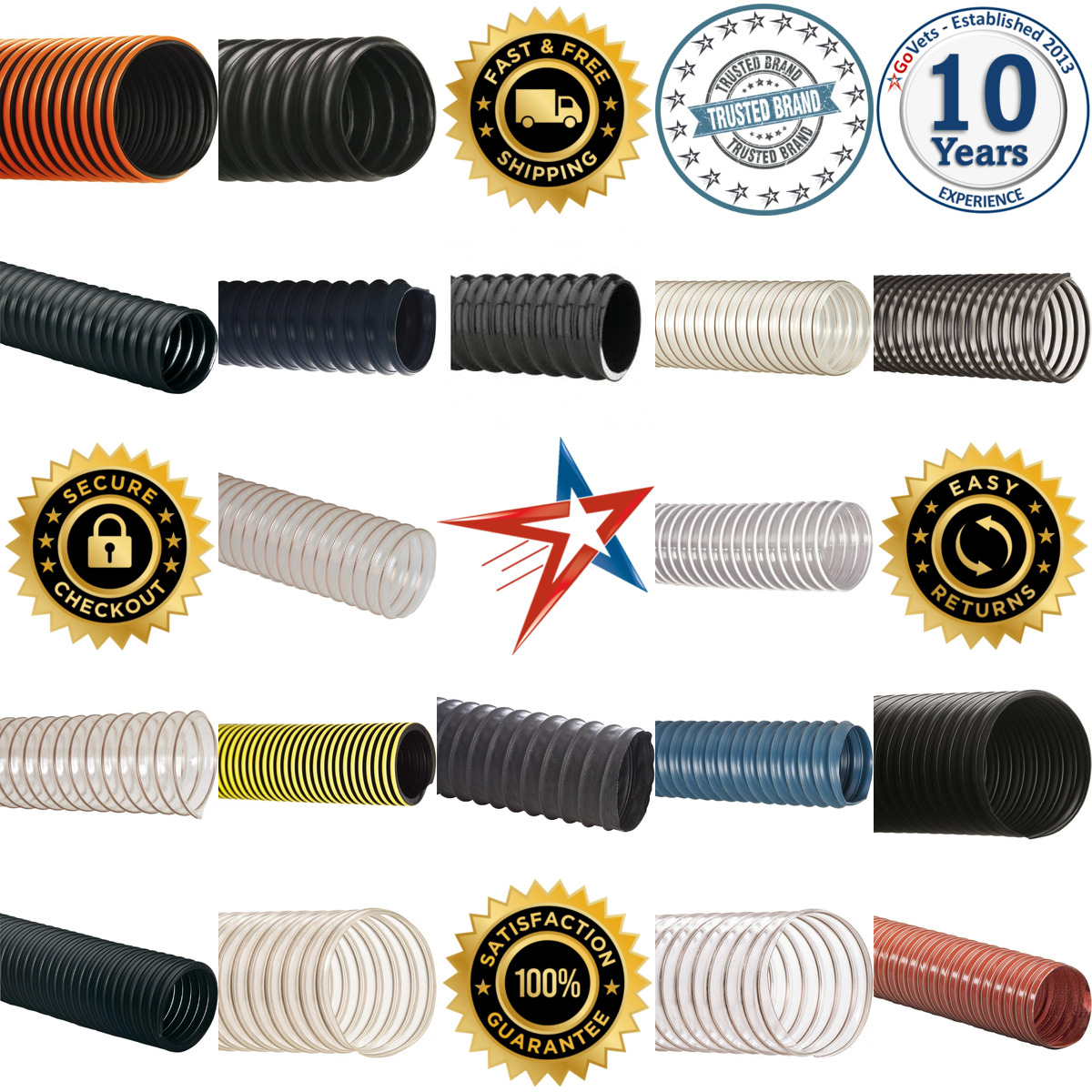 A selection of Duct and Vacuum Hose products on GoVets