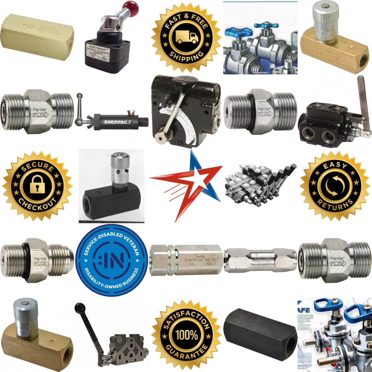 A selection of Hydraulic Control Valves and Accessories products on GoVets