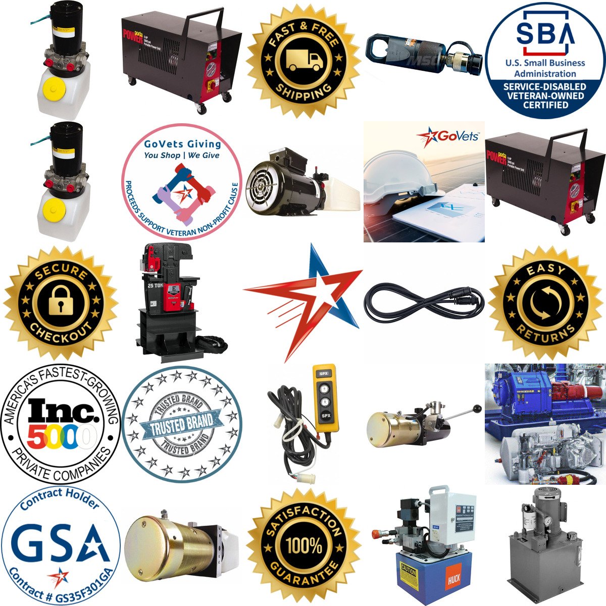 A selection of Hydraulic Power Units and Accessories products on GoVets