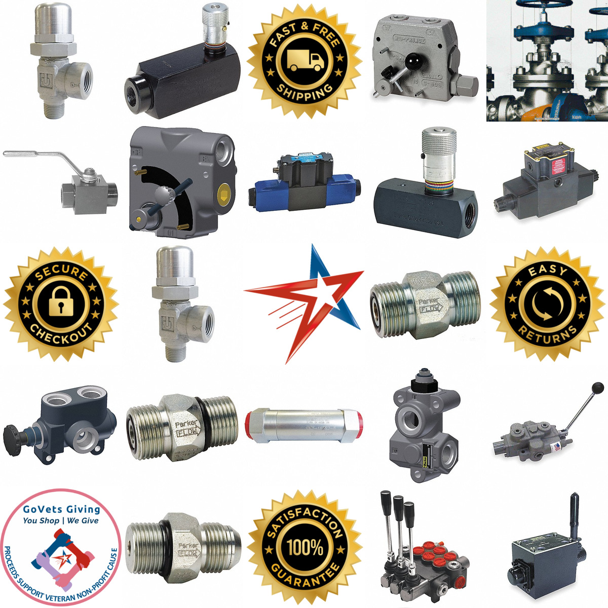 A selection of Hydraulic Valves products on GoVets