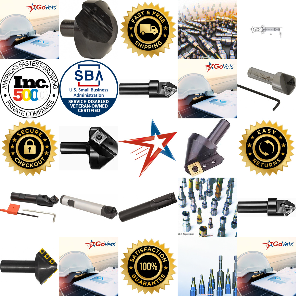 A selection of Indexable Countersinks and Sets products on GoVets