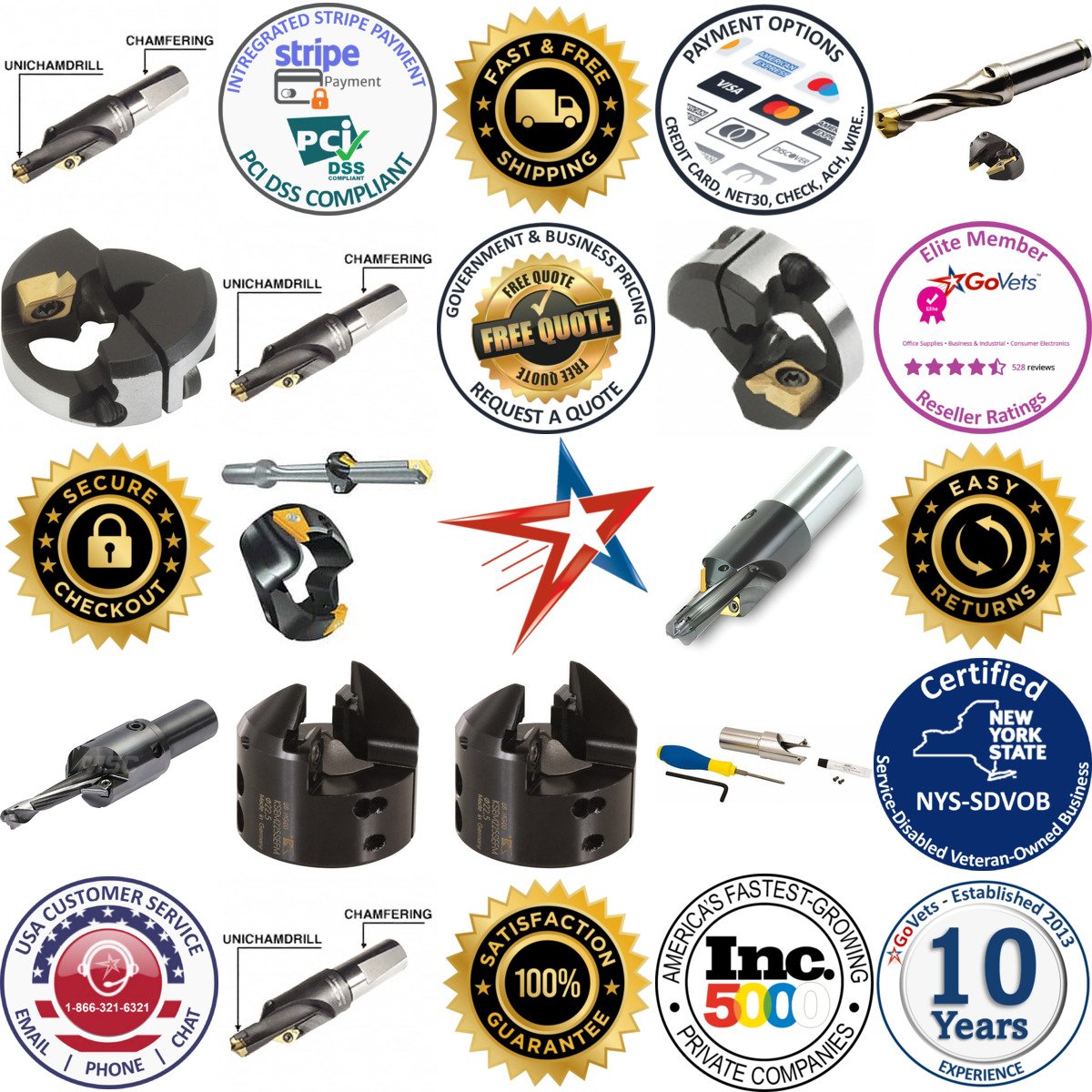 A selection of Drilling Chamfer Rings products on GoVets