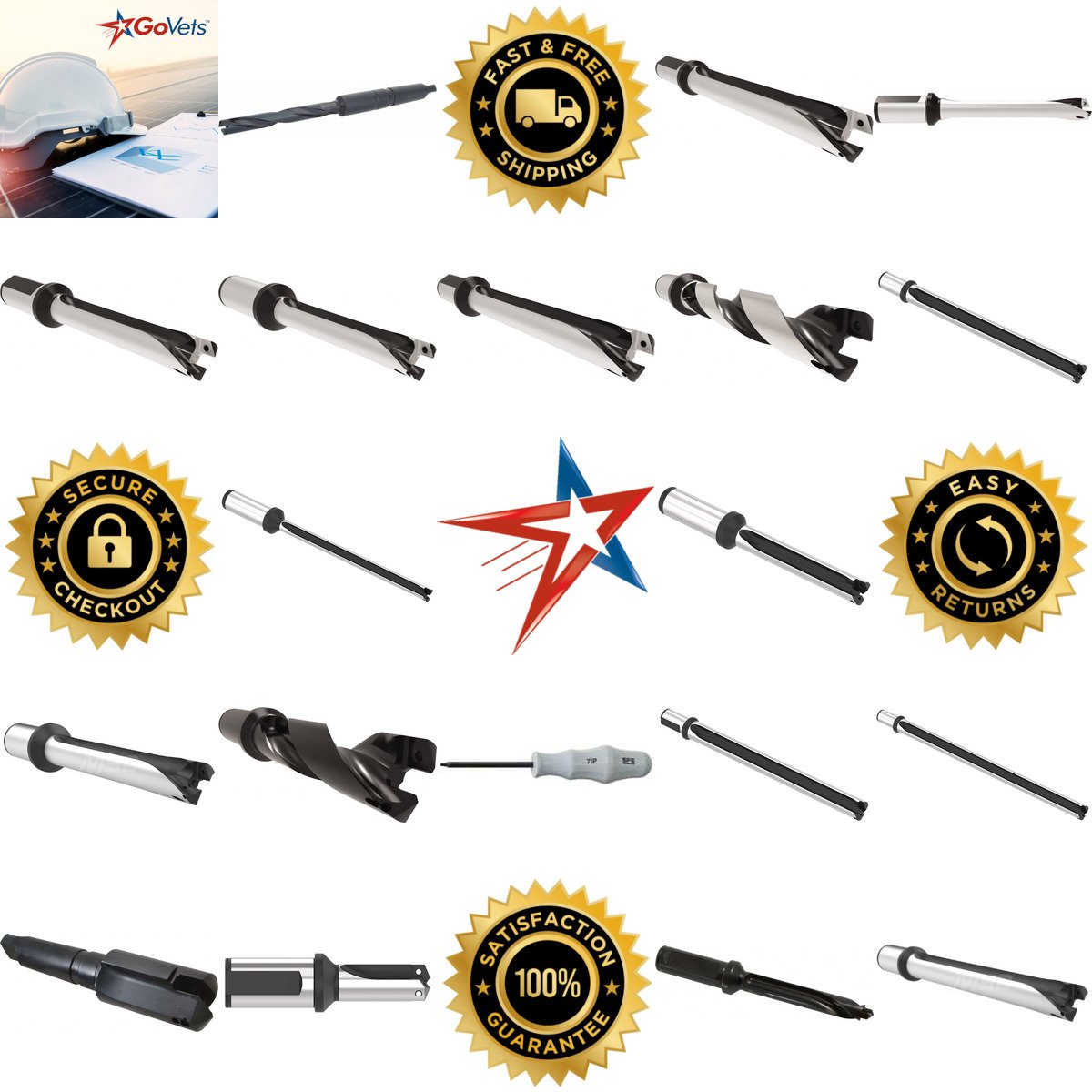 A selection of Spade Drills and Accessories products on GoVets