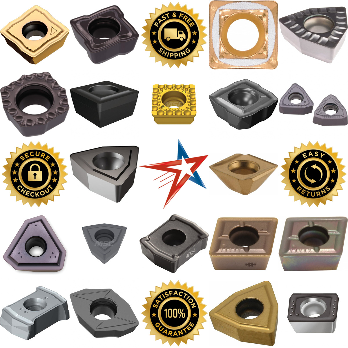 A selection of Indexable Drill Inserts products on GoVets