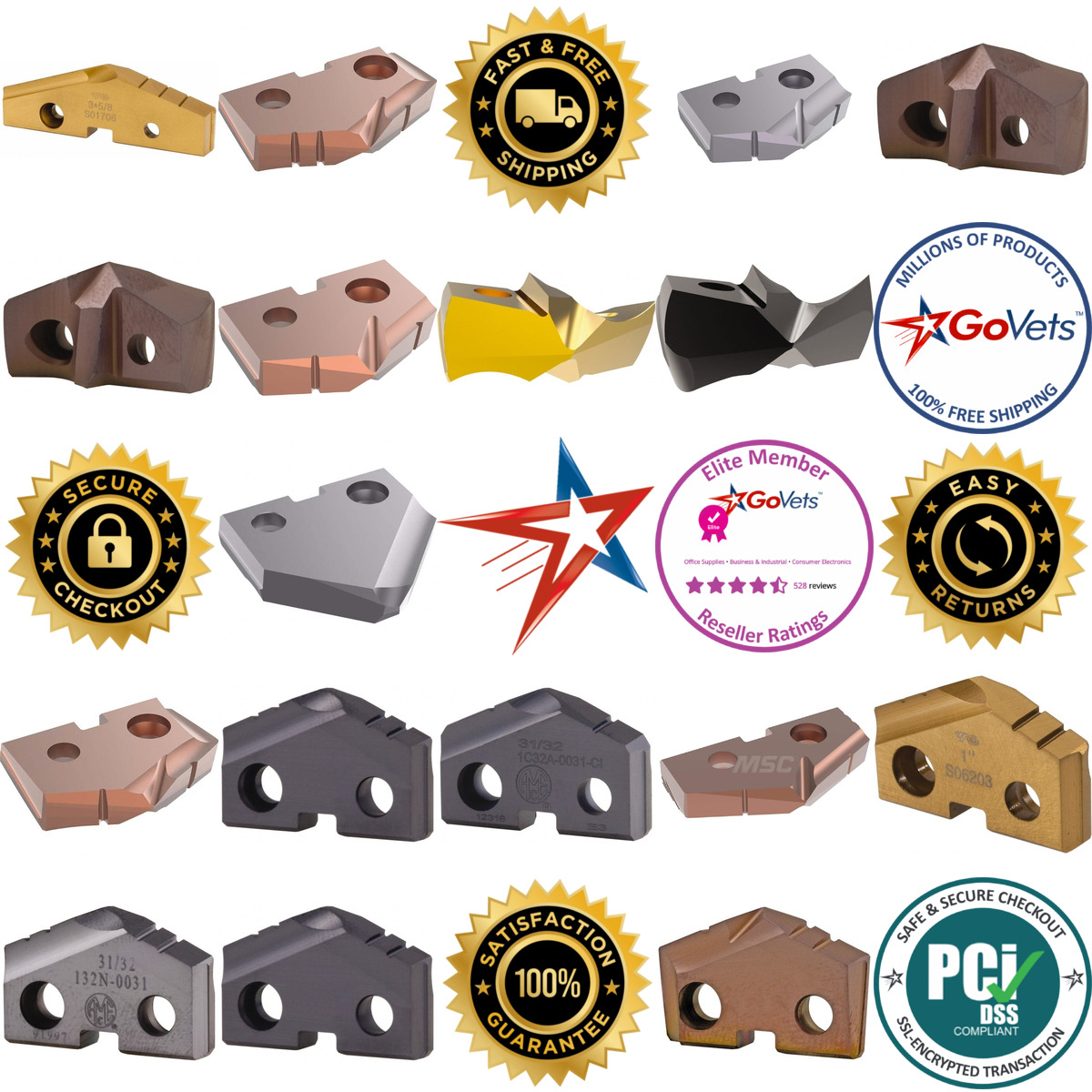 A selection of Spade Drill Inserts products on GoVets