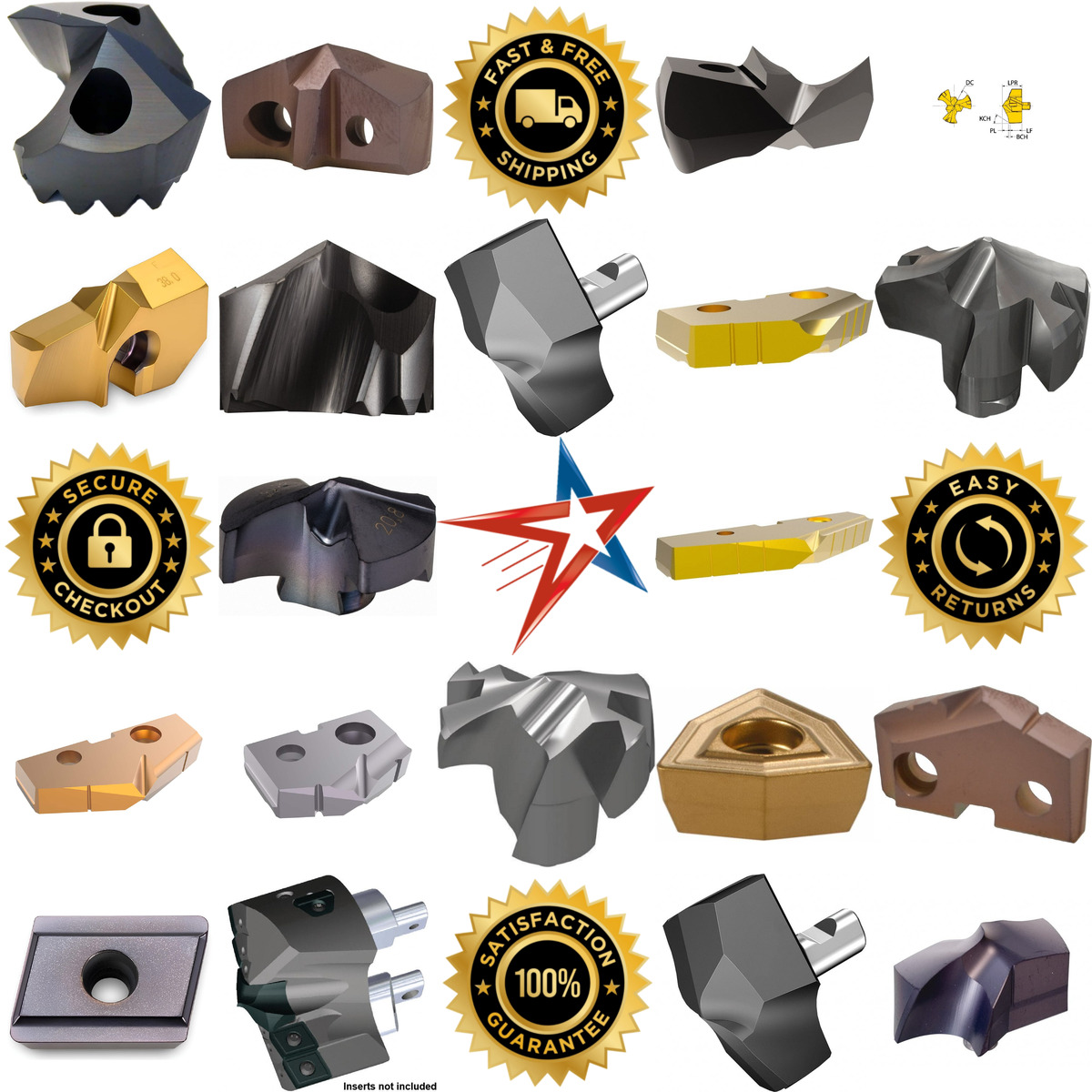 A selection of Holemaking Inserts products on GoVets