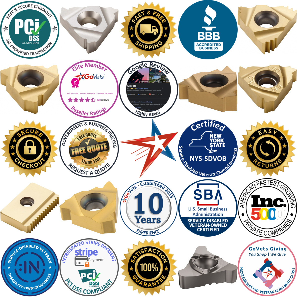 A selection of Indexable Slotting Cutters products on GoVets