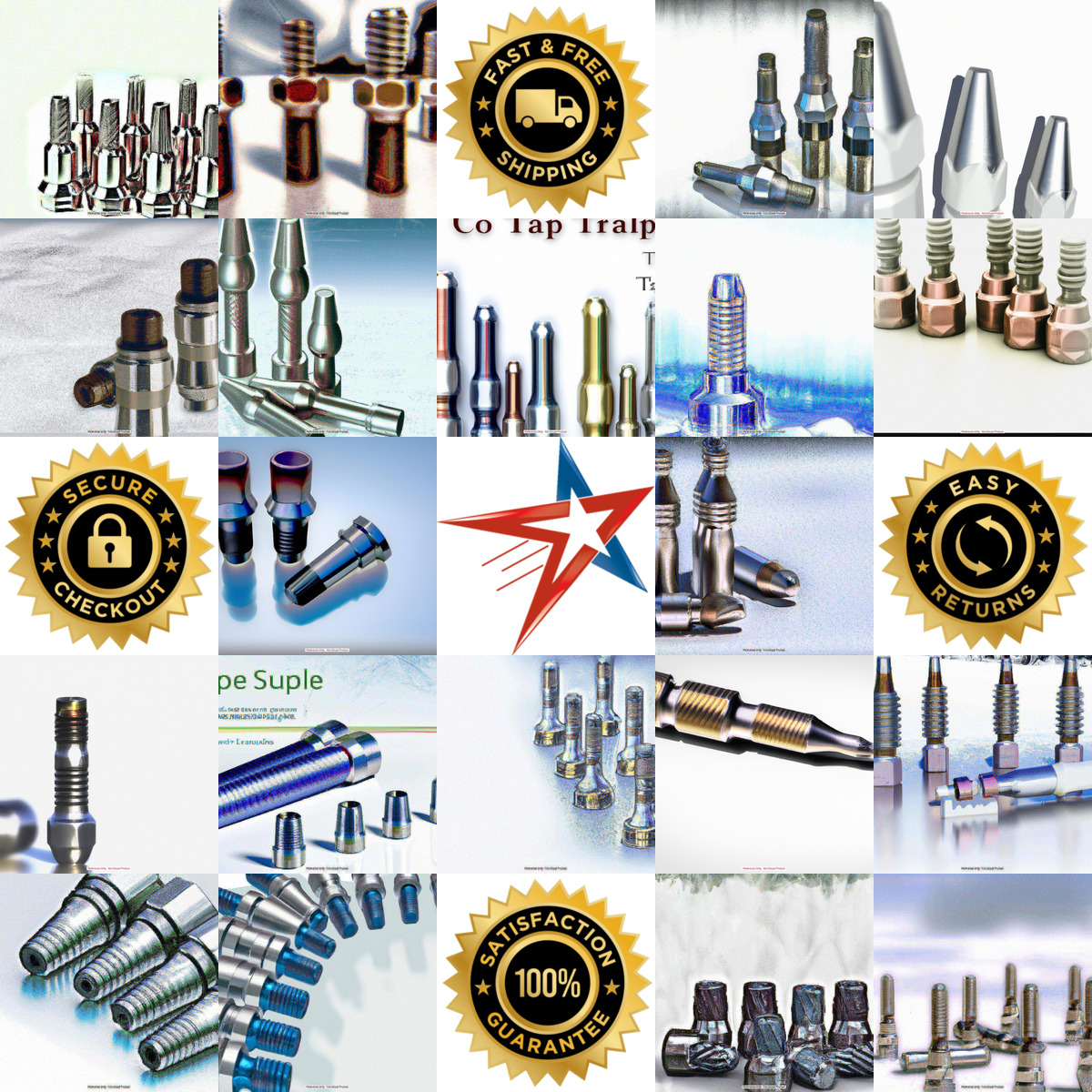 A selection of Replaceable Tip Thread Forming Tap Inserts products on GoVets