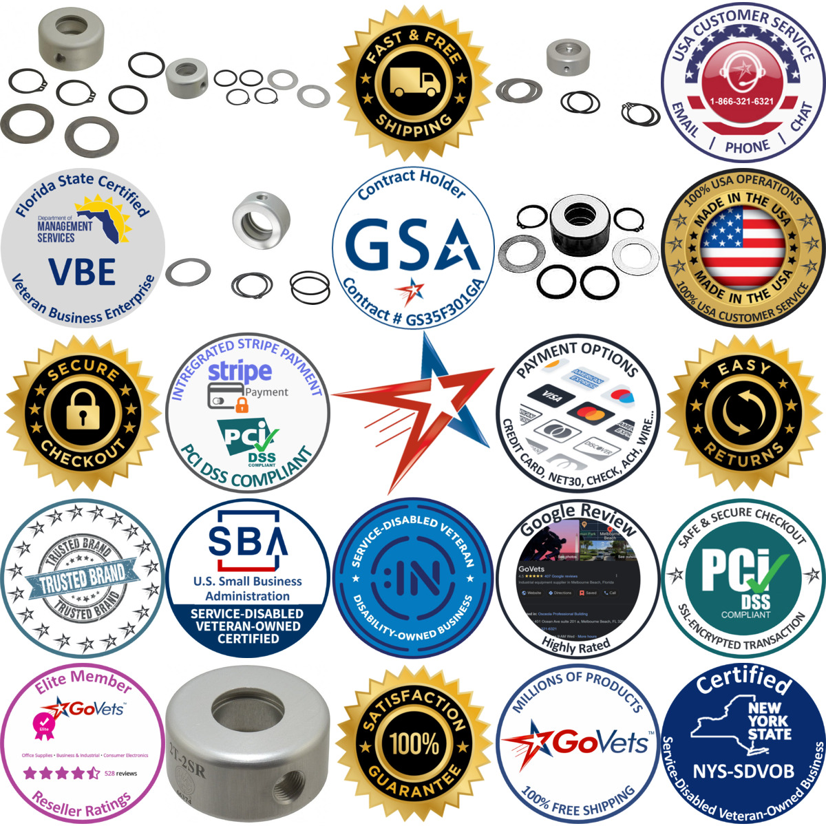 A selection of Allied Machine and Engineering products on GoVets