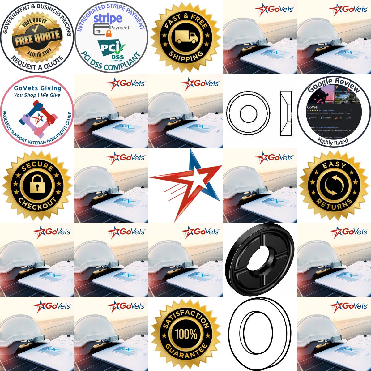 A selection of Washers For Indexables products on GoVets