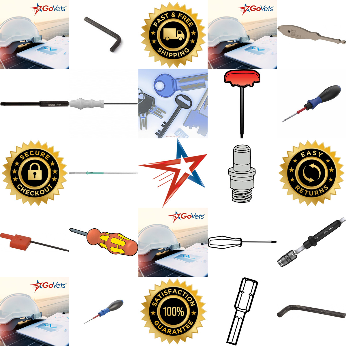 A selection of Hand Tools For Indexables products on GoVets