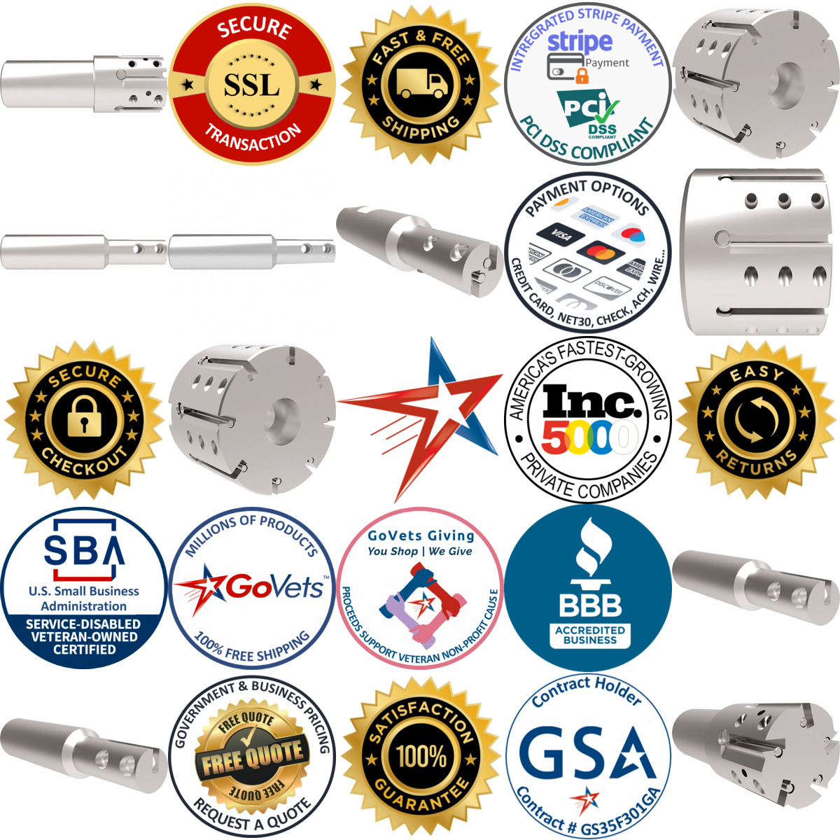 A selection of Allied Machine and Engineering products on GoVets