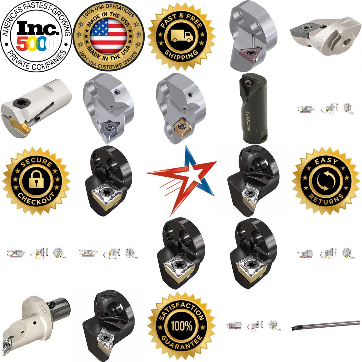 A selection of Replaceable Boring Bar Heads products on GoVets