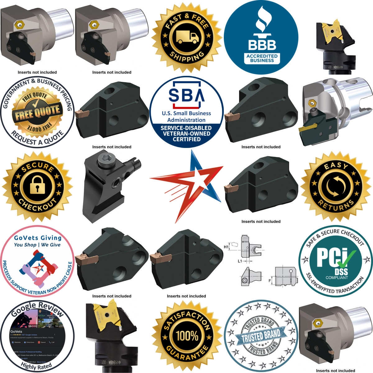 A selection of Modular Cut Off Cutting Unit Heads products on GoVets