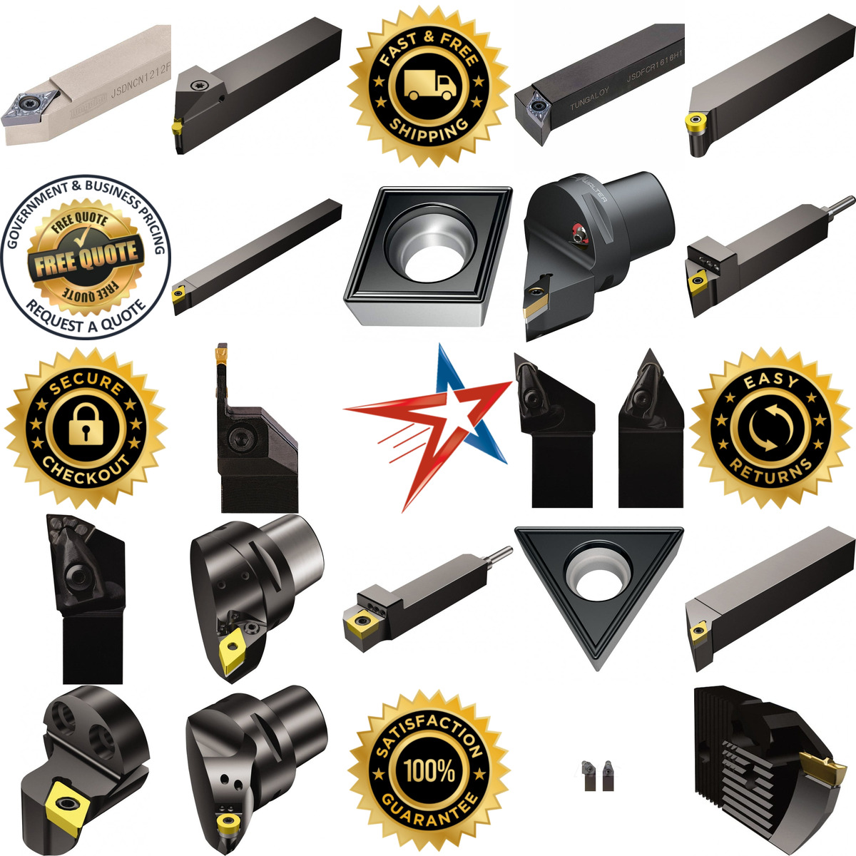 A selection of Indexable Grooving Toolholders products on GoVets