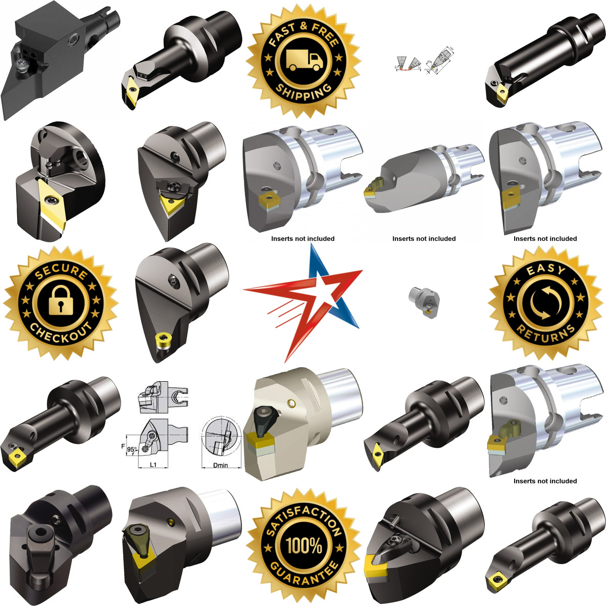 A selection of Modular Turning and Profiling Cutting Unit Heads products on GoVets