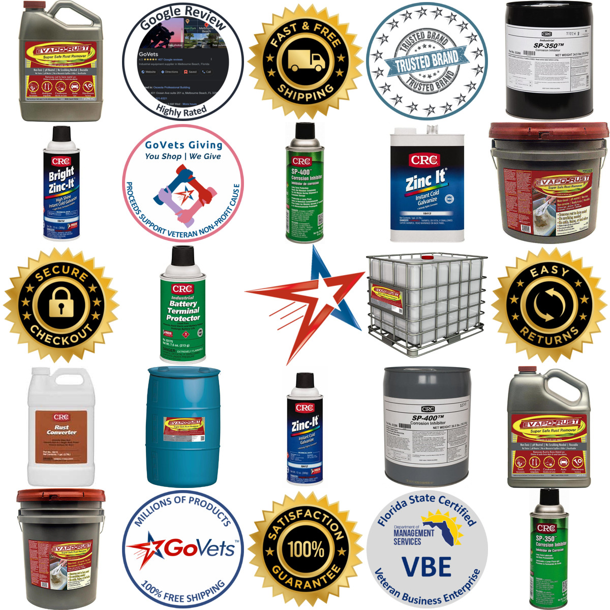 A selection of Crc products on GoVets