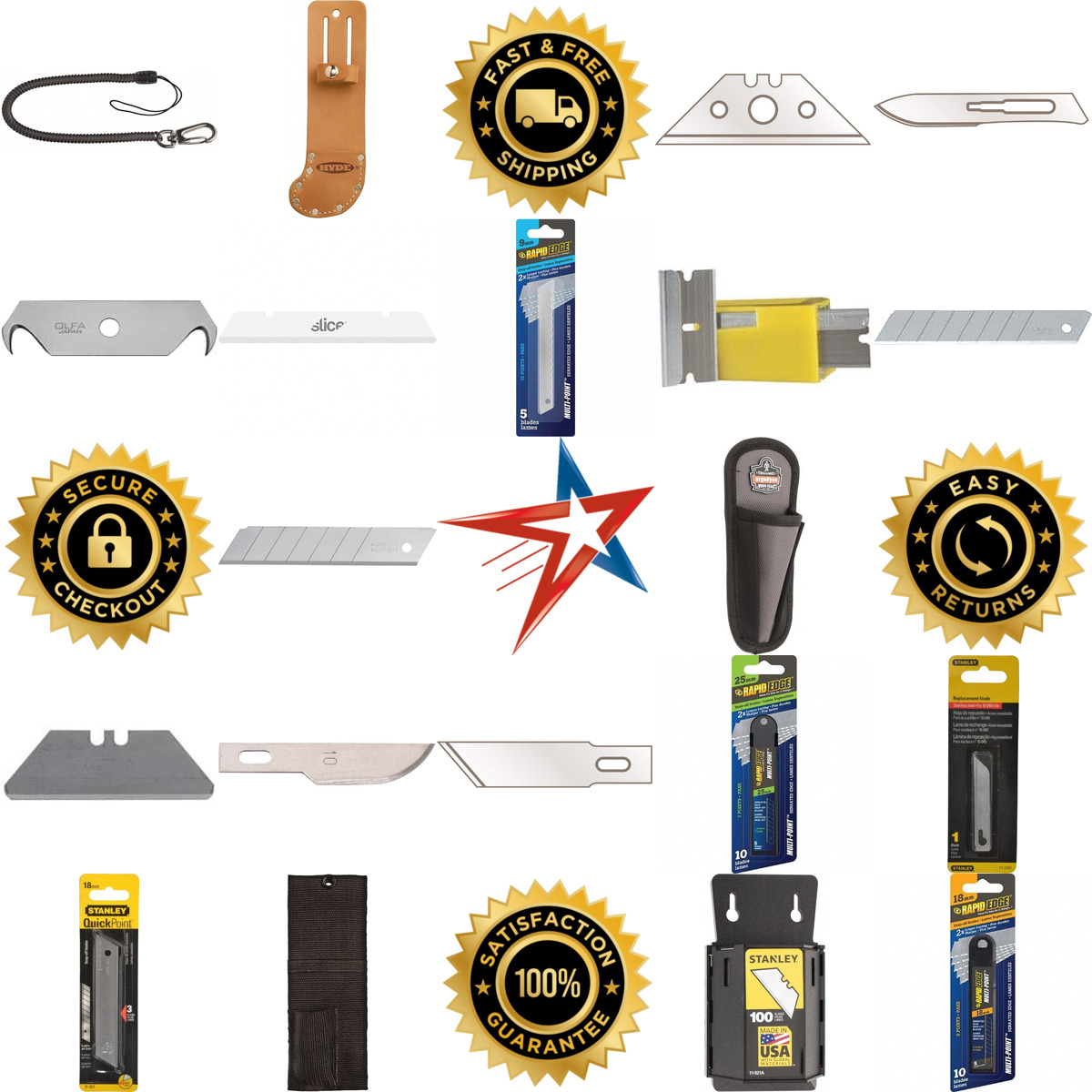 A selection of Knife Blades and Accessories products on GoVets