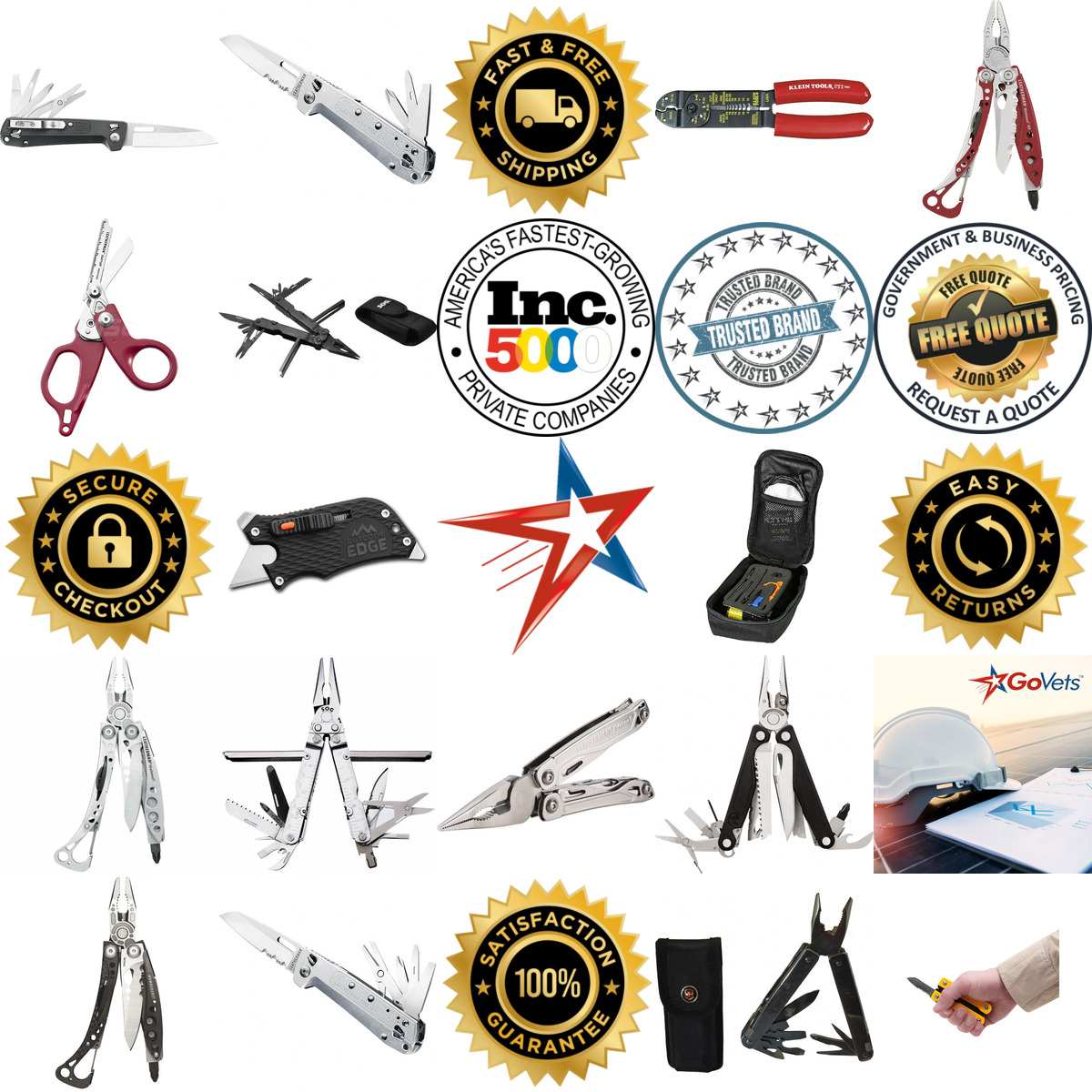 A selection of Multi Tools products on GoVets