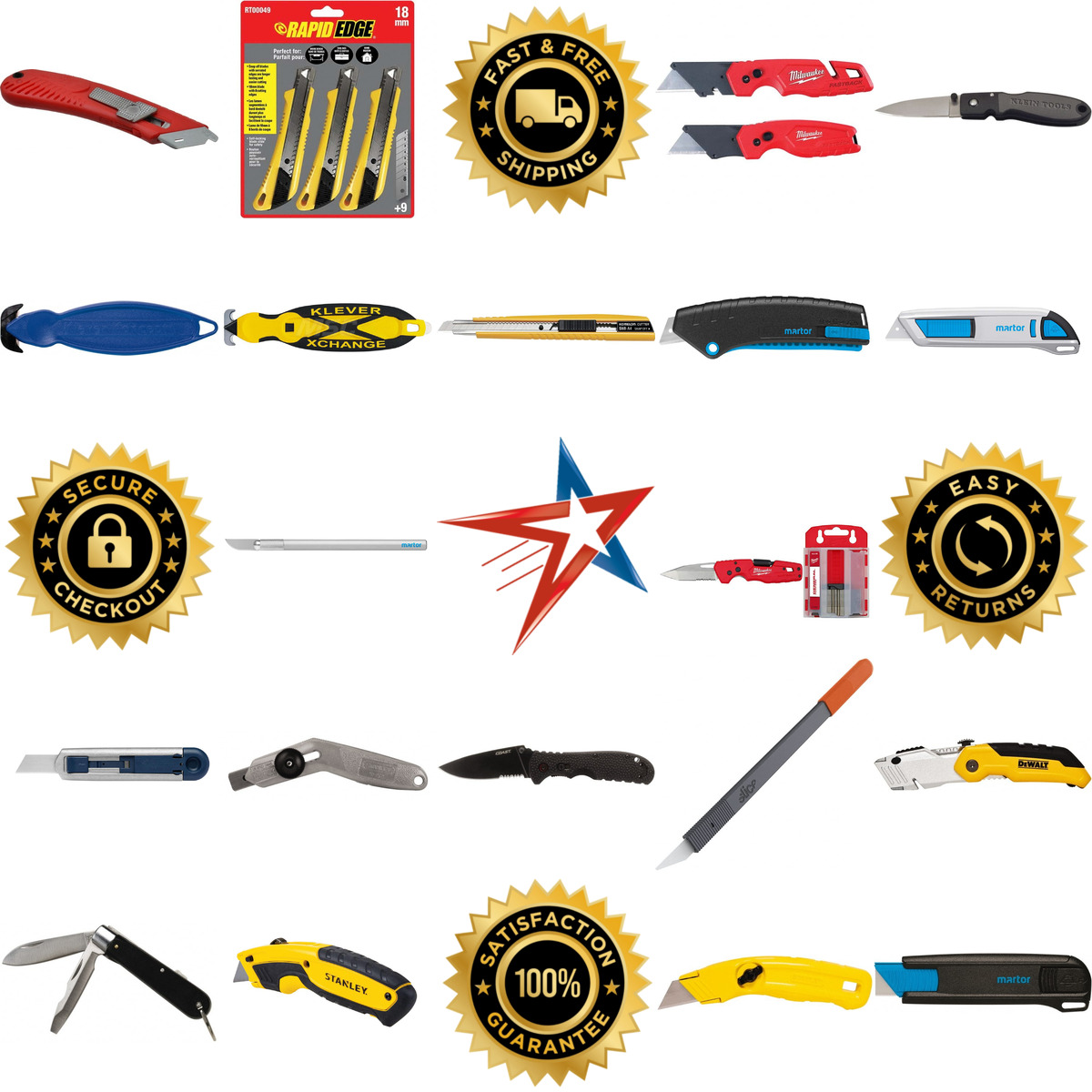 A selection of Pocket Folding and Utility Knives products on GoVets