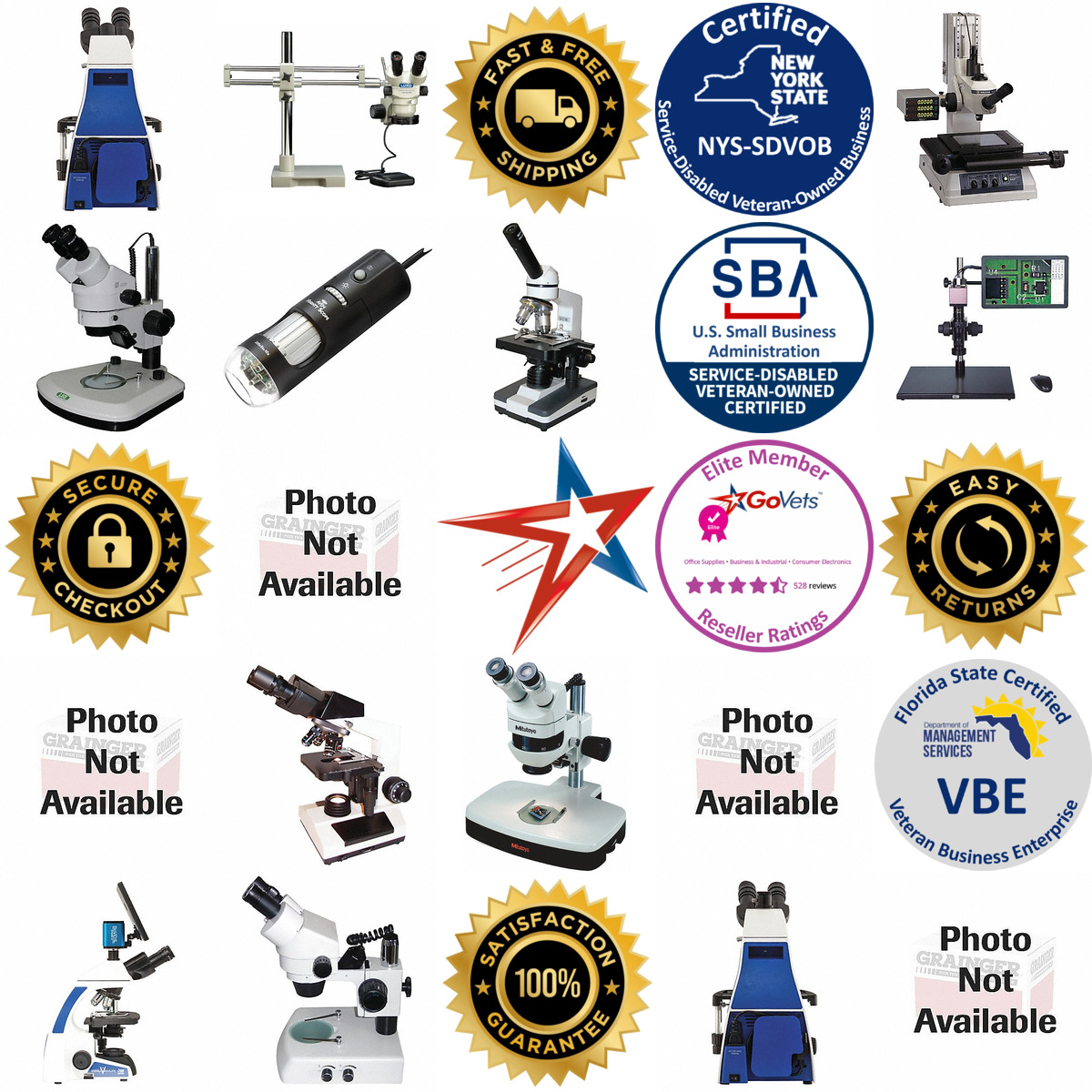 A selection of Lab Microscopes products on GoVets